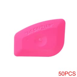 50pcs Multilateral Mini Pink Blue Vinyl Squeegee Scraper Car Stickers Home Office Window Film Installation Tint Tools 50A25
