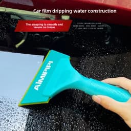 TOFAR Double Layers Rubber PPF Scraper Handy Squeegee Cleaning Shovel Car Wrap Wash Window Tint Windshield Ice Snow Water Wiper