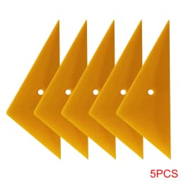5pcs Foil Squeegee Vinyl Film Car Wrap Auto Home Office Car Film Sticker Install Cleaning Silver Scraper Window Tints Tool 5A73
