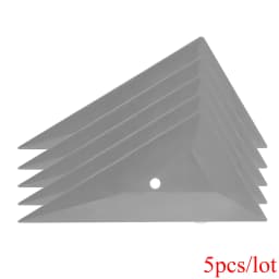 5pcs Foil Squeegee Vinyl Film Car Wrap Auto Home Office Car Film Sticker Install Cleaning Silver Scraper Window Tints Tool 5A73