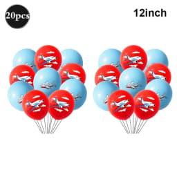Airplane Birthday Decoration Happy Birthday Banner Airplane Garland Foil Latex Balloon Kids Plane Theme Party Baby Shower Supply