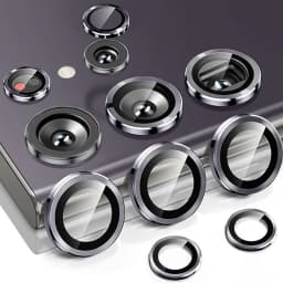 Metal Lens Ring Glass For Samsung Galaxy S26 S25 S24 S22 S23 Ultra Plus Camera Protector Cover For Samsung S26 Ultra Accessories