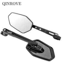 Motorcycle Rear Mirror Aluminum Alloy 8/10mm Scooter Rear View Mirror Universal For Honda MSX 125 KTM VOGE 500DS Ducati Monster