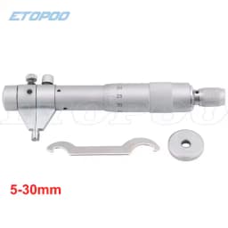 5-30/25-50/50-75/75-100mm Inside Micrometer Screw Gauge Metric Internal Carbide Measuring Tools High Quality Different Choose
