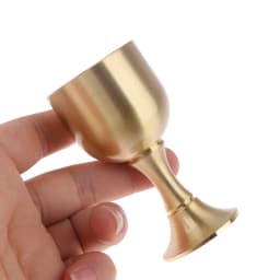 Brass Chalice Cup Cocktail Glass Wine Goblet Brass Beverage Tumbler Brass Goblet Metal Liquor Tumbler For Party Home Accessories