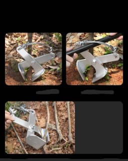 Multipurpose Tree Root Puller Ground Clearing Sapling Puller Tool Ergonomic Garden Tool for Landscaping, Farming, Forestry