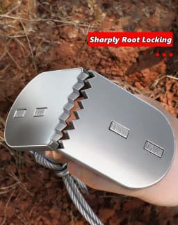 Multipurpose Tree Root Puller Ground Clearing Sapling Puller Tool Ergonomic Garden Tool for Landscaping, Farming, Forestry
