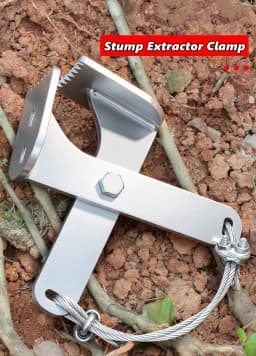 Multipurpose Tree Root Puller Ground Clearing Sapling Puller Tool Ergonomic Garden Tool for Landscaping, Farming, Forestry