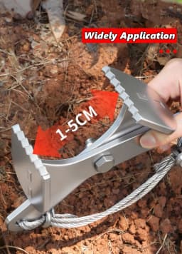 Multipurpose Tree Root Puller Ground Clearing Sapling Puller Tool Ergonomic Garden Tool for Landscaping, Farming, Forestry