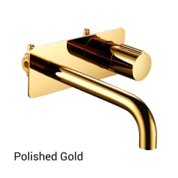 Bathroom Faucet Wall Mounted Mixer Sink Tap Dual Control Single Handle Faucet Solid Brass Rose Gold Tap Hot And Cold Water