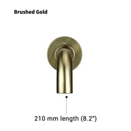Bagnolux Black Brushed Polished Chrome Stainless Steel Rose Gold Brass Round Bathtub Spout Basin Bathroom Faucet