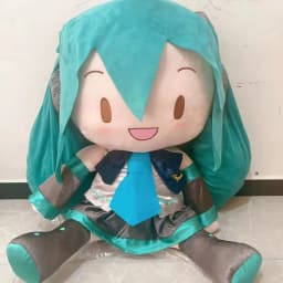 Hatsune Miku Fufu Doll Super Large 50cm Plush Doll High-Quality Spot Pillow Decorations Gift Magic Future Doll Pillow