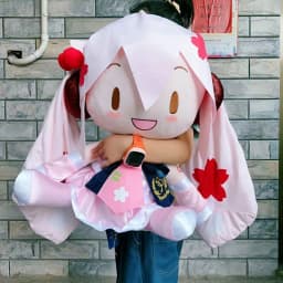 Hatsune Miku Fufu Doll Super Large 50cm Plush Doll High-Quality Spot Pillow Decorations Gift Magic Future Doll Pillow