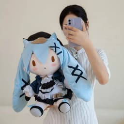Hatsune Miku Fufu Doll Super Large 50cm Plush Doll High-Quality Spot Pillow Decorations Gift Magic Future Doll Pillow