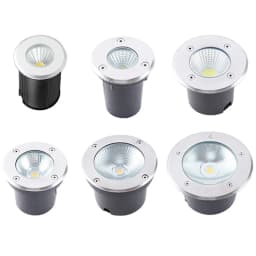 3W 5W 10W 15W Outdoor Buried Garden Path Spot Recessed Inground Lighting 220V DC12V IP67 Waterproof Led Light Garden Underground