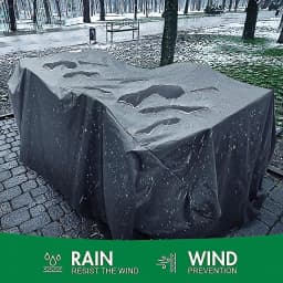 80 Sizes Black Outdoor Patio Garden Furniture Covers Rain Snow Chair covers Sofa Table Chair Dust Waterproof Proof Cover