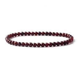 4mm Energy Garnet Bead Bracelet Natural Lapis Lazuli Tiger Eye Stone Bracelet for Men Women Reiki Yoga Bracelet Handmade Jewelry