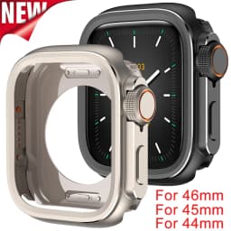 Aluminum Alloy Case for Apple Watch Case Ultra 4 3 2 49mm 46mm 44mm 45mm Metal Bumper Protective for IWatch Series 11 10 9 8 7 6