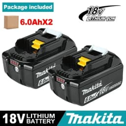 100% Original Makita 18V 6.0 Rechargeable LithiumBattery with LED Indicator High Capacity for Makita Cordles Power Tool Battery