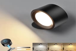 Led Wall Lamp Touch Control Remote 360 Rotatable USB Recharge Wireless Portable Night Light For Bedroom Reading Lamp