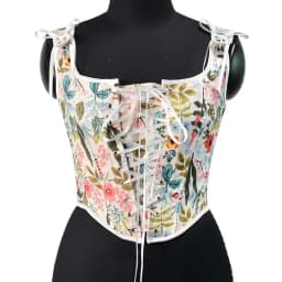 Lolita Tanks Corset Sexy Slimming Bandage Shapewear Women Evening Party Elegant Retro Bustier Top Streetwear Woman Clothes