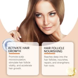 Hair Growth Serum Ampoules - Nourishing Scalp Serum for Promoting Hair Growth, Enhancing Follicle Health and Nutritive Care