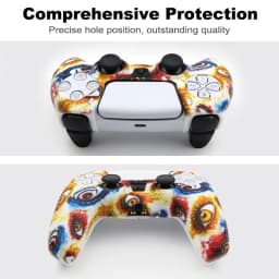 Silicone Cover Skin for PlayStation 5 Accessories for PS5 Controller Cover Thumb Grips Anti-slip Protection Shell Skin for PS5 S