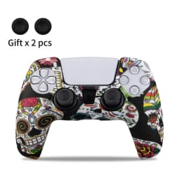 Silicone Cover Skin for PlayStation 5 Accessories for PS5 Controller Cover Thumb Grips Anti-slip Protection Shell Skin for PS5 S
