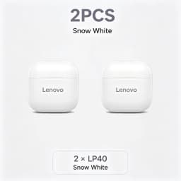 Original Lenovo LP40 Wireless Bluetooth5.4 Headphones TWS Earphones Touch Control Sport Headset Stereo Earbuds For Phone Android