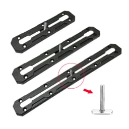Kayak Low Profile Track for Fishing Rod Holder Gear Track Accessories for Cup Holder Mount Track Rail Track for Paddle Holders