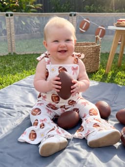 Bottom Sleeveless Bell Bottom Rugby Cow Print Sleeveless Bell Girls-Overalls-Rugby Sleeveless-Bell Toddler Girls Overalls Romper