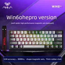 AULA Win60He Magnetic Keyboard RGB Hero 60He Key Board Teclado Magnetico Backlit 60% Computer Pc Ergonomic Tastiera USB Tastiera
