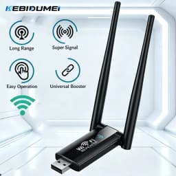KEBIDUMEI Wireless 2.4G 300Mbps USB WiFi Repeater Extender Signal Amplifier Booster Long Range Router Home Network Extension