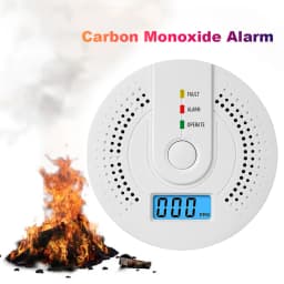 Carbon Monoxide Detector CO Gas Monitor Alarm Sound & Light Warning CO Sensor Detector with LED Digital Display for Home Office