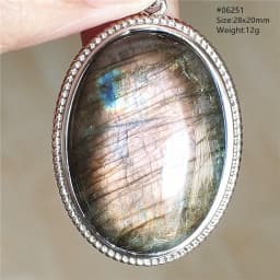 Natural Blue Light Labradorite Pendant Jewelry Water Drop Crystal Flash Labradorite Bead Necklace Women Men AAAAAA