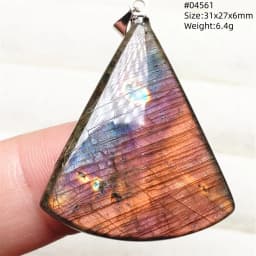 Natural Blue Light Labradorite Pendant Jewelry Water Drop Crystal Flash Labradorite Bead Necklace Women Men AAAAAA