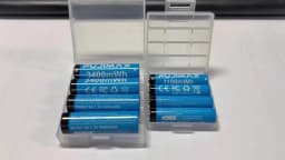 PUJIMAX Rechargeable Lithium Battery AA 4255mWh/AAA 1100mWh Batteries High Capacity 1.5V Battery for Clocks Mouse Remote Control