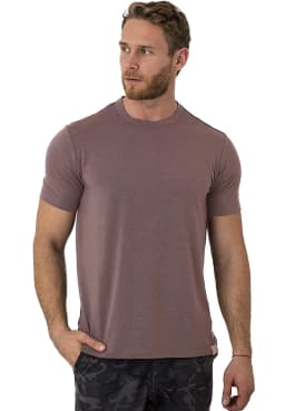 100% Superfine Merino Wool T Shirt Mens Base Layer Tee Merino Wool 180G Everyday Undershirt Wicking Breathable Anti-Odor