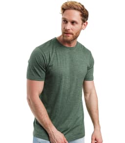 100% Superfine Merino Wool T Shirt Mens Base Layer Tee Merino Wool 180G Everyday Undershirt Wicking Breathable Anti-Odor