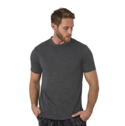 100% Superfine Merino Wool T Shirt Mens Base Layer Tee Merino Wool 180G Everyday Undershirt Wicking Breathable Anti-Odor