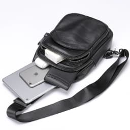 Westal Men's Leather Bag for Men's Chest Bag for Men's Cross-Body Bag