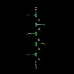 Fishing Tackle Nylon Tenpin Line Set Sea Fishing Wreck Pulling Stream Shore Fishing Long Casting Gourd Connector Accessories
