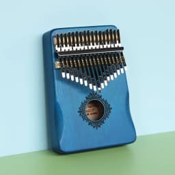 21 Key Mahogany Kalimba 17 Key Thumb Piano Portable Finger Piano for Beginner Mbira Gifts for Adults/Kids