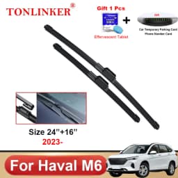 TONLINKER Car Wiper Blades For GWM Haval M6 2023 SUV 1.5MT 1.5CVT Car Accessories Front Windscreen Wiper Blade Brushes Cutter