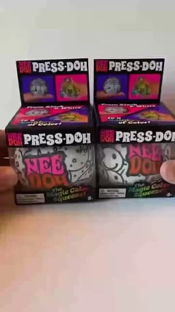 New NeeDoh Fuzz Ball Series Desktop decompress Ornament Stress Relief Toy Suitable for Under Pressure Fun Soft Stress Ball Gifts