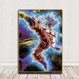 Japanese Surrounding Anime Dragon Ball Canvas Poster Print Super Saiyan Kakarot Vegeta Mural Art Decoration Picture Wall Prints