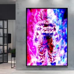 Canvas Wall Art Goku Cuadros Best Gifts Dragon Ball Classic Poster Home Living Room Hanging Modular Painting Kid Action Figures