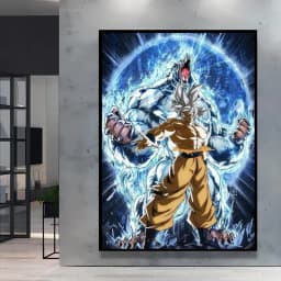 Canvas Wall Art Goku Cuadros Best Gifts Dragon Ball Classic Poster Home Living Room Hanging Modular Painting Kid Action Figures