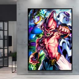 Canvas Wall Art Goku Cuadros Best Gifts Dragon Ball Classic Poster Home Living Room Hanging Modular Painting Kid Action Figures