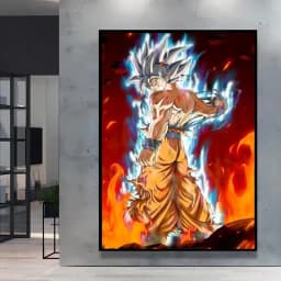 Canvas Wall Art Goku Cuadros Best Gifts Dragon Ball Classic Poster Home Living Room Hanging Modular Painting Kid Action Figures